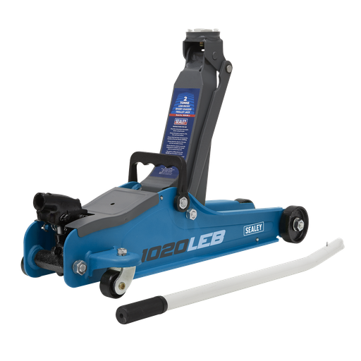 [1020LEB] Low Profile Short Chassis Trolley Jack 2 Tonne - Blue