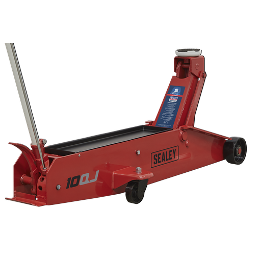 [10QJ] Premier Long Reach Trolley Jack 10 Tonne