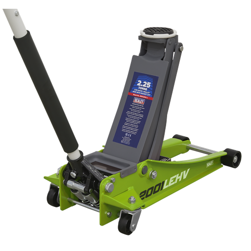 [2001LEHV] Low Profile Rocket Lift Trolley Jack 2.25 Tonne - Green