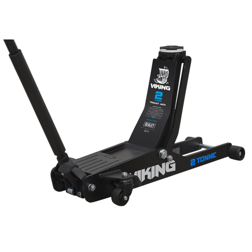 [2100TB] Viking Low Profile Professional Long Reach Trolley Jack with Rocket Lift 2 Tonne