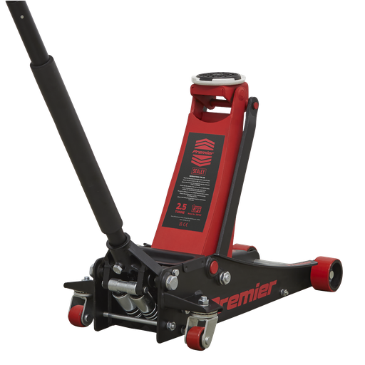 [2501LE] Premier Low Profile with Rocket Lift Trolley Jack 2.5 Tonne
