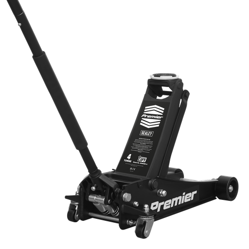 [4040AB] Premier Low Profile Trolley Jack with Rocket Lift 4 Tonne - Black
