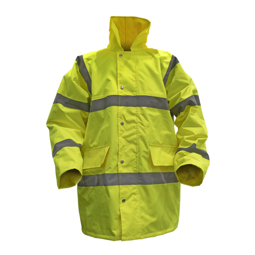 [806XL] Worksafe® Hi-Vis Yellow Jacket with Quilted Lining - X-Large