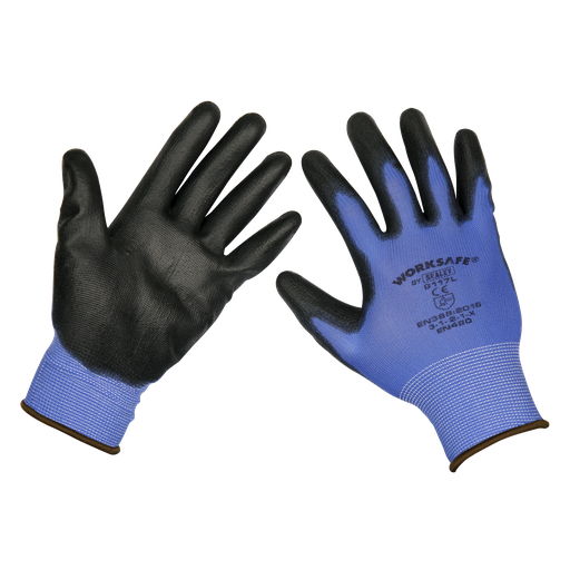 [9117L/12] Worksafe® Lightweight Precision Grip Gloves, Large - Pack of 12 Pairs