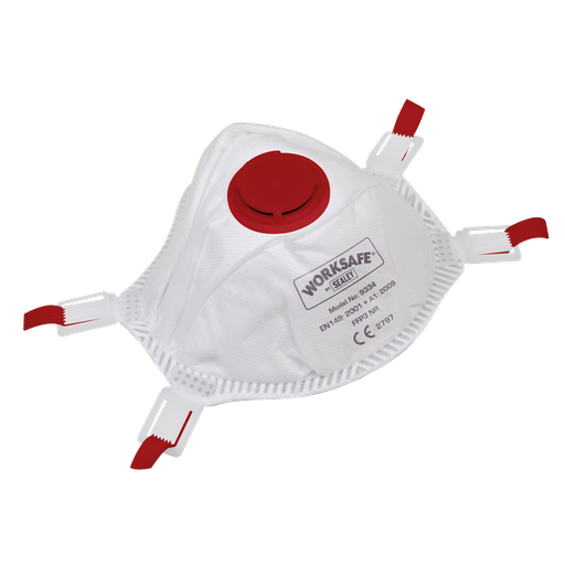 [9334/3] Worksafe® FFP3 Valved Cup Mask - Pack of 3