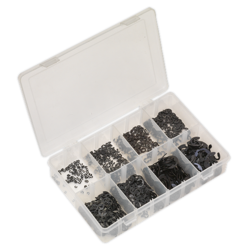 [AB012ER] E-Clip Retainer Assortment 800pc Metric