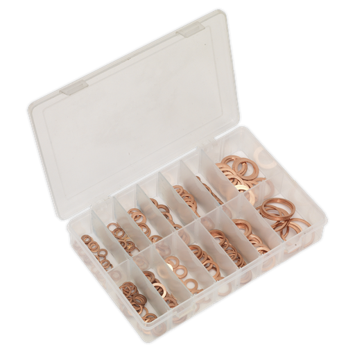 [AB020CW] Copper Sealing Washer Assortment 250pc