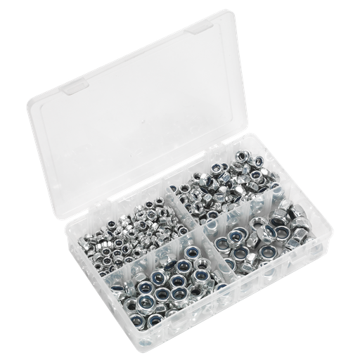 [AB032LN] Nylon Locknut Assortment M6-M12 300pc