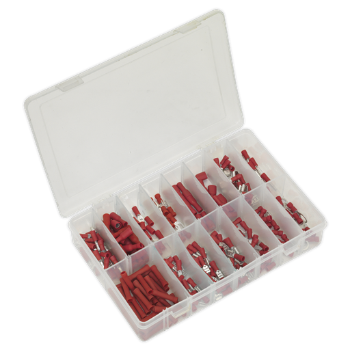 [AB039RT] Crimp Terminal Assortment 260pc - Red