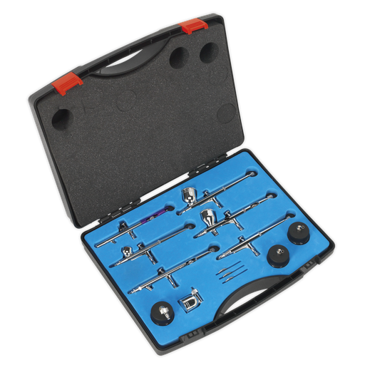[AB936] Mini Gravity/Suction Feed Air Brush Kit 10pc