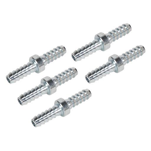 [AC10] PCL Double End Hose Connector 1/4" Hose - Pack of 5