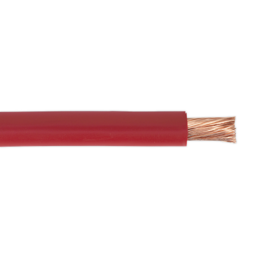 [AC25SQRE] Automotive Starter Cable 196/0.40mm 25mm² 170A 10m - Red