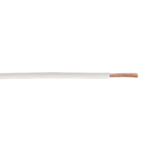 [AC2830WH] Thin Wall Automotive Cable Single 2mm² 28/0.30mm 50m - White