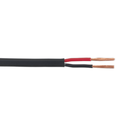 [AC3220TWTN] Thin Wall Flat Automotive Cable Twin 2 x 1mm² 32/0.20mm 30m - Black