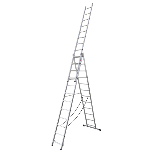 [ACL312] Extension Combination Ladder 3 x 12 Aluminium - BS EN 131