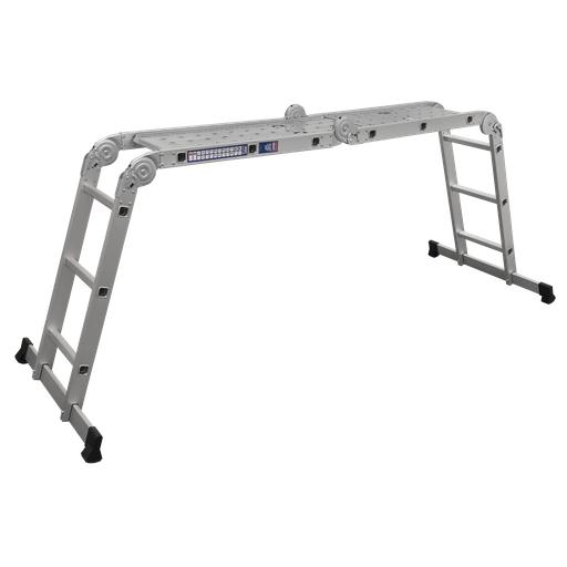 [AFPL1] 4-Way Aluminium Folding Platform Ladder - BS EN 131