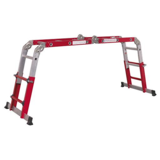 [AFPL2] Aluminium Multipurpose Adjustable-Height Ladder - BS EN 131