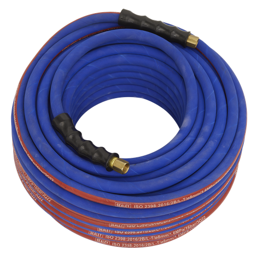 [AH30R] Extra-Heavy-Duty Air Hose with 1/4"BSP Unions 30m x 8mm