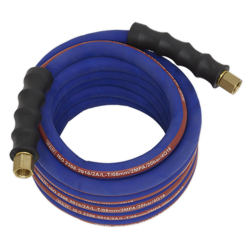 [AH5R] Extra-Heavy-Duty Air Hose with 1/4"BSP Unions 5m x 8mm