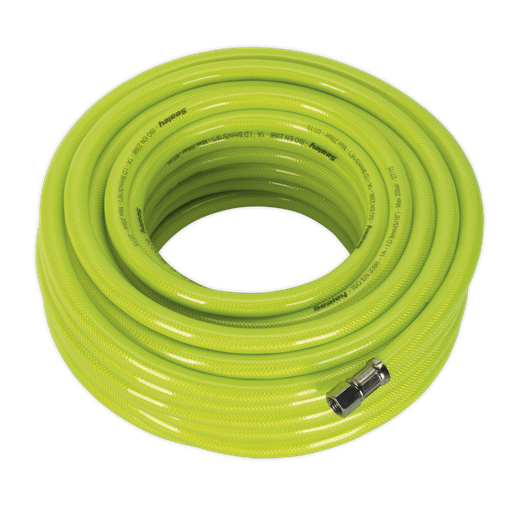 [AHFC20] High-Visibility Air Hose with 1/4"BSP Unions 20m x 8mm