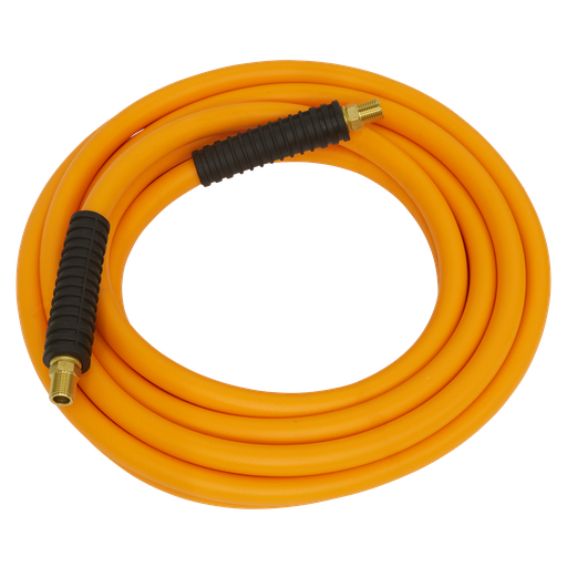 [AHHC10] High-Visibility Hybrid Air Hose with 1/4"BSP Unions 10m x 8mm