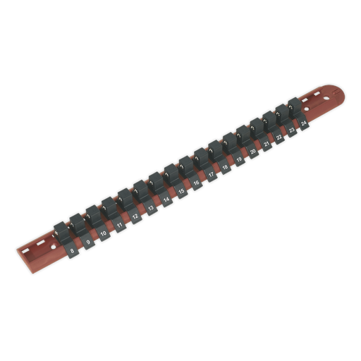 [AK1217] Premier Socket Retaining Rail with 17 Clips 1/2"Sq Drive