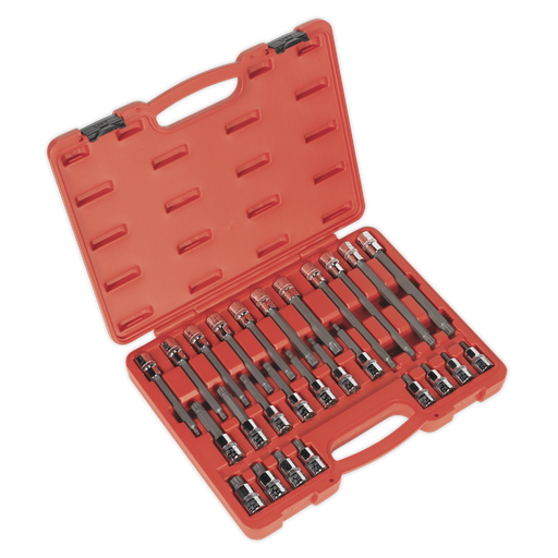 [AK2195] Premier Spline Socket Bit Set 1/2"Sq Drive 26pc