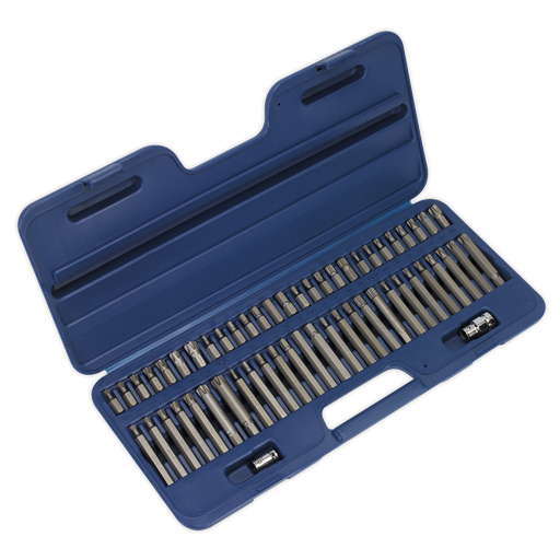 [AK21956] Premier Security TRX-Star*/Hex/Ribe/Spline Bit Set 3/8" & 1/2"Sq Drive 56pc