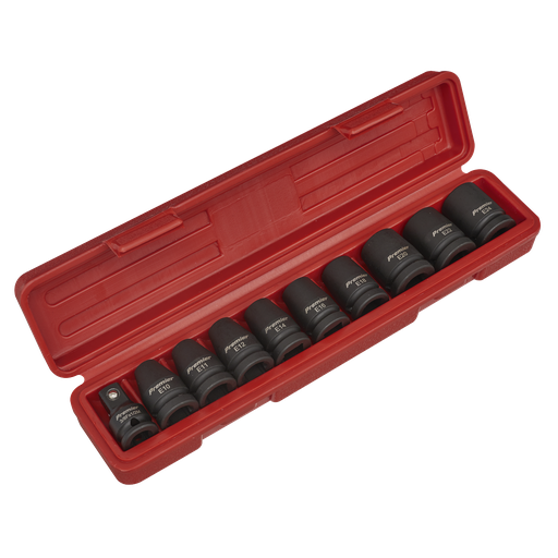 [AK2301] Premier TRX-Star* Female Impact Socket Set 1/2"Sq Drive 10pc