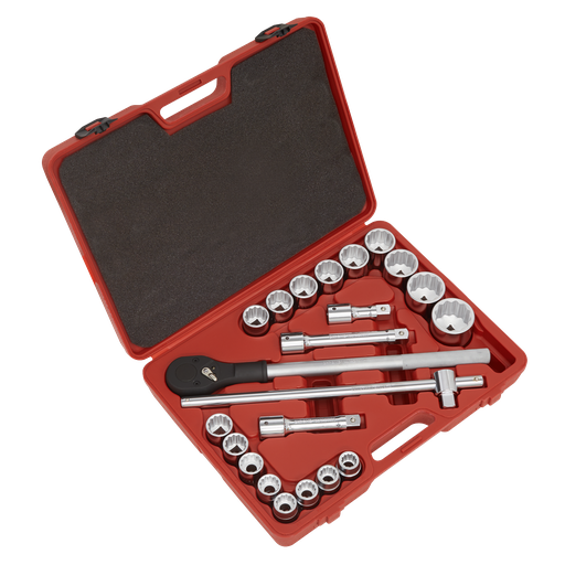 [AK2598] Premier Socket Set 3/4"Sq Drive 12-point 22pc