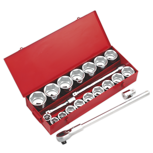 [AK261] Premier Socket Set 1"Sq Drive 22pc