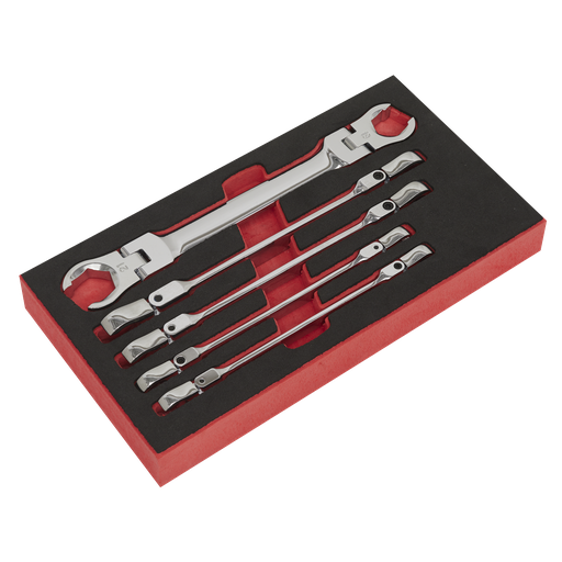 [AK2652] Premier Flexi-Head Flare Nut Spanner Set 5pc