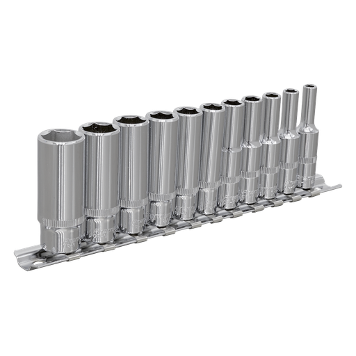 [AK2671] Premier Imperial Deep Socket Set 1/4"Sq Drive 11pc