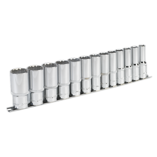 [AK2675] Premier Imperial Deep Socket Set 1/2"Sq Drive 12-point 13pc