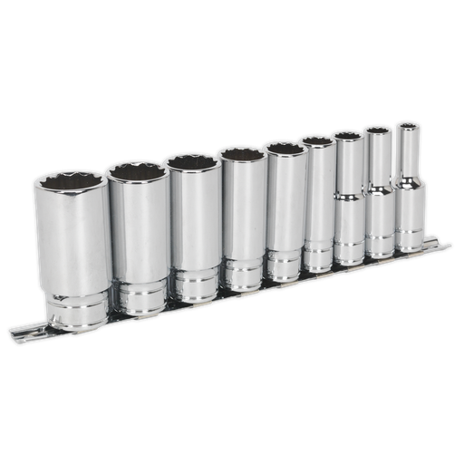 [AK2679] Premier Whitworth Deep Socket Set 1/2"Sq Drive 9pc