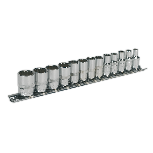 [AK2680] Premier Socket Set 1/4"Sq Drive 12-point 13pc