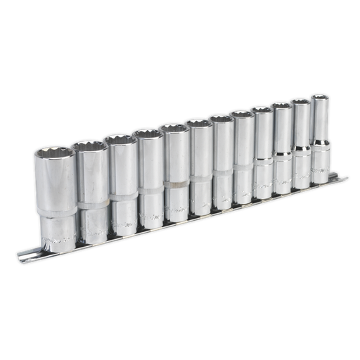 [AK2685] Premier Deep Socket Set 12-Point 1/2"Sq Drive 12pc