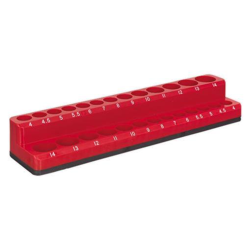 [AK27085] Premier Socket Holder Magnetic 1/4"Sq Drive Capacity 26 Sockets