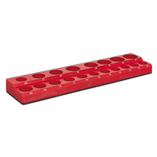 [AK27087] Premier Socket Holder Magnetic 1/2"Sq Drive Capacity 19 Sockets
