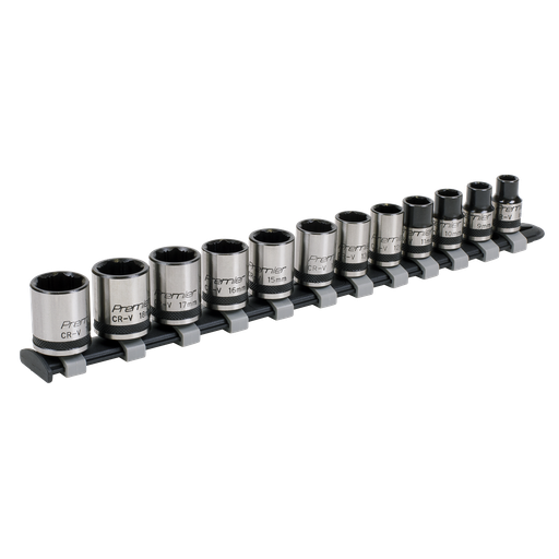 [AK2741B] Premier Black Lock-On™ Socket Set 3/8"Sq Drive 12pc