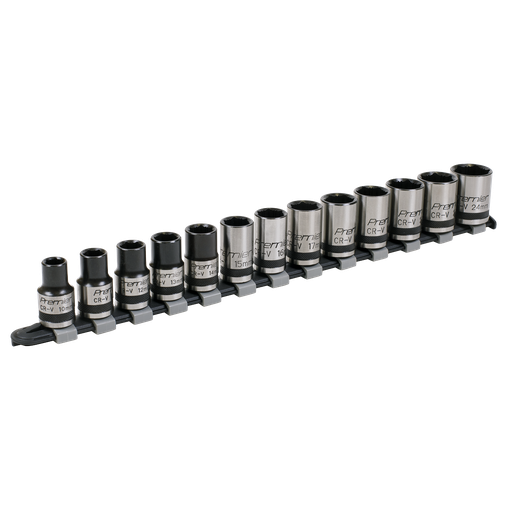 [AK2742B] Premier Black Lock-On™ Socket Set 1/2"Sq Drive 13pc