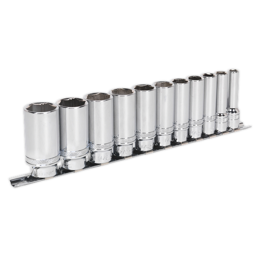 [AK2743] Premier Imperial Deep Lock-On™ Socket Set 3/8"Sq Drive 11pc