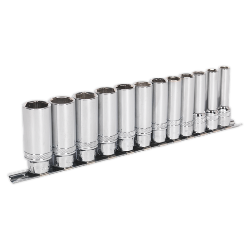 [AK2744] Premier Deep Lock-On™ Socket Set 3/8"Sq Drive 12pc