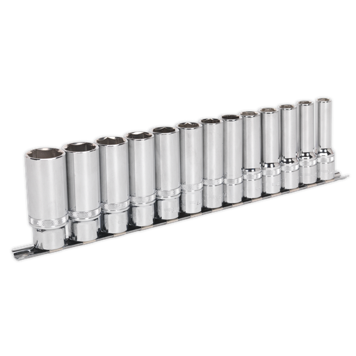 [AK2745] Premier Deep Lock-On™ Socket Set 1/2"Sq Drive 13pc