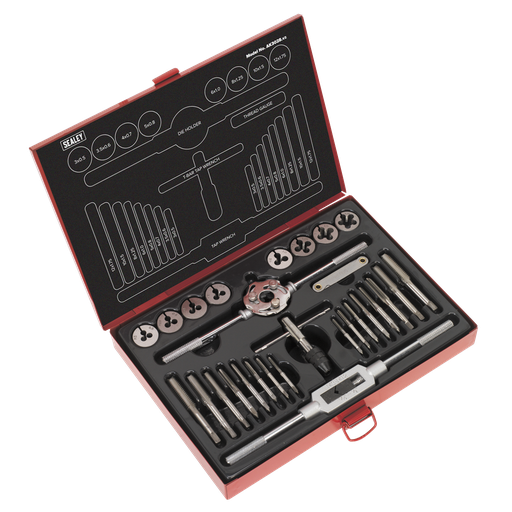 [AK3028] Metric Tap & Die Set Split Dies 28pc