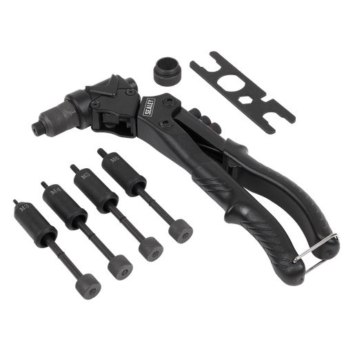 [AK3992] 2-in-1 Riveter Swivel Head