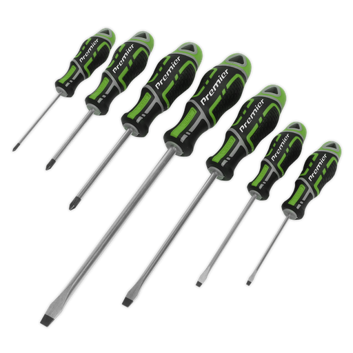 [AK4321HV] Premier GripMAX® Screwdriver Set 7pc - Hi-Vis Green