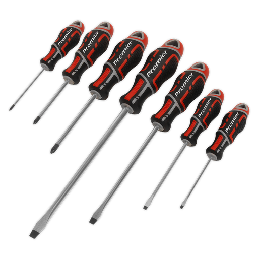 [AK4325] Premier GripMAX® Screwdriver Set 7pc - Red