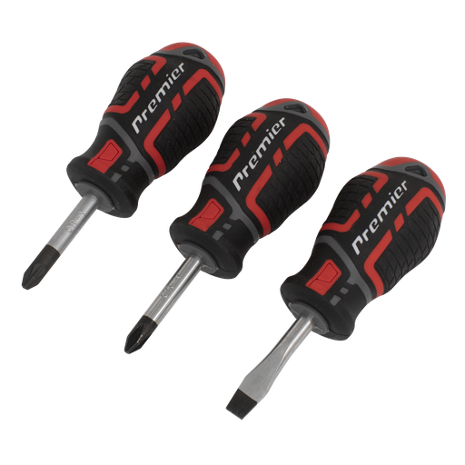 [AK4328] Premier GripMAX® Stubby Screwdriver Set 3pc