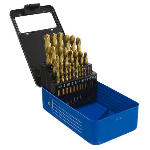 [AK4725] HSS Fully Ground Drill Bit Set 25pc - DIN 338